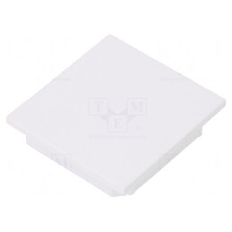 Obturator Alb pentru Profil LED, 2 Bucăți, ABS | Electronic-mag.ro | Componente Electronice