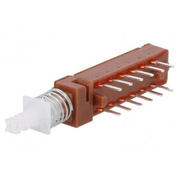 Comutator cu Apăsare 2 Poz 0.5A/100VAC 1A/25VDC | Electronic-mag.ro | Componente Electronice