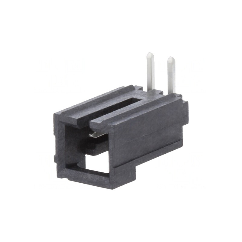 Soclu Cablu-Placă 2,54mm 2 PIN THT Cositorit | Electronic-mag.ro | Componente Electronice