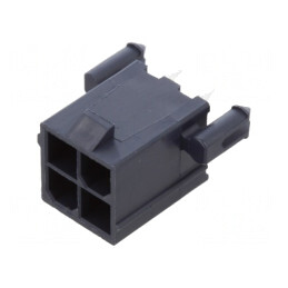 Soclu Cablu-Placă Mini-Fit Jr 4,2mm 4 PIN Glow-Wire THT | Electronic-mag.ro | Componente Electronice