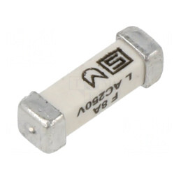 Siguranţă Ardere Rapidă 8A 250VAC 125VDC SMD Cupru | Electronic-mag.ro | Componente Electronice