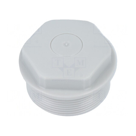 Capac de protecție IP54 polietilenă gri M40 | Electronic-mag.ro | Componente Electronice