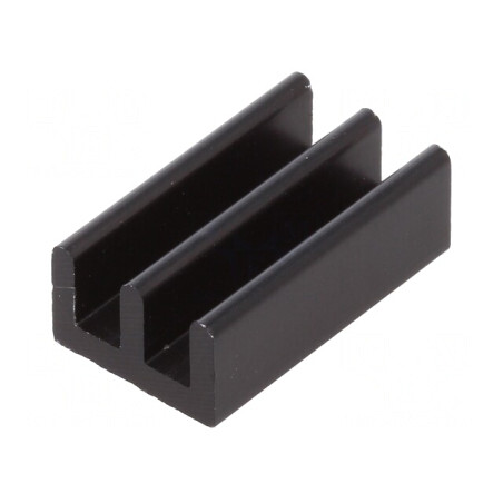 Radiator Aluminiu Negru 17x10x6mm 41K/W | Electronic-mag.ro | Componente Electronice