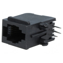 Soclu RJ9 4p4c THT în unghi Cat5 | Electronic-mag.ro | Componente Electronice
