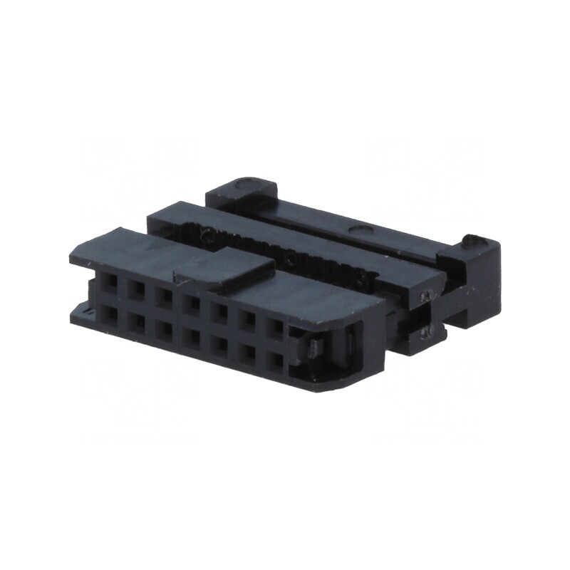 Mufă IDC Mamă 14 PIN Neagră 1mm | Electronic-mag.ro | Componente Electronice