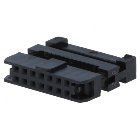 Mufă IDC Mamă 14 PIN Neagră 1mm | Electronic-mag.ro | Componente Electronice