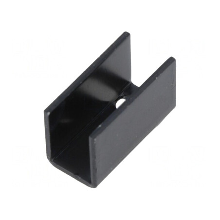 Radiator Negru 25x12x15mm TO126 | Electronic-mag.ro | Componente Electronice