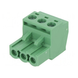 Regletă de Conexiuni Deconectabilă 3 Piste 5mm | Electronic-mag.ro | Componente Electronice