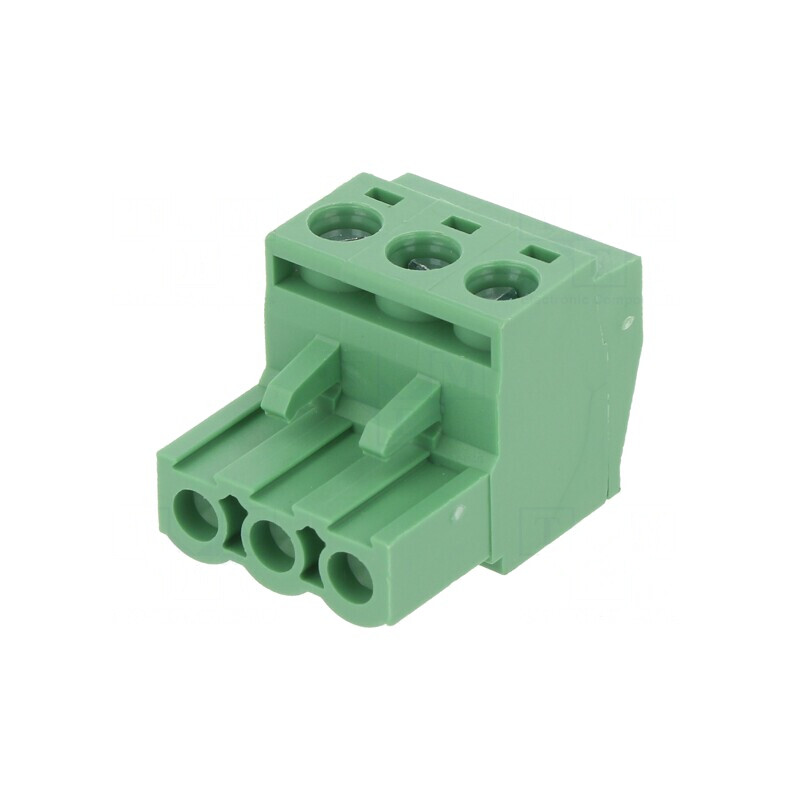 Regletă de Conexiuni Deconectabilă 3 Piste 5mm | Electronic-mag.ro | Componente Electronice
