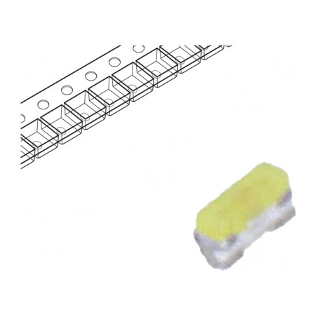 LED SMD 0402 Alb Rece 45mcd 5mA | Electronic-mag.ro | Componente Electronice