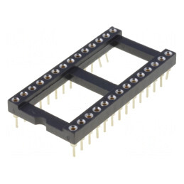 Soclu DIP28 pentru Circuite Integrate, 2.54mm THT