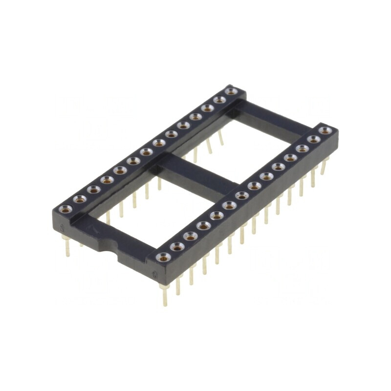 Soclu DIP28 pentru Circuite Integrate, 2.54mm THT | Electronic-mag.ro | Componente Electronice