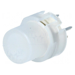 Comutator Tastatură cu LED Incolor 2 Pozitii SPST-NO 35VDC | Electronic-mag.ro | Componente Electronice