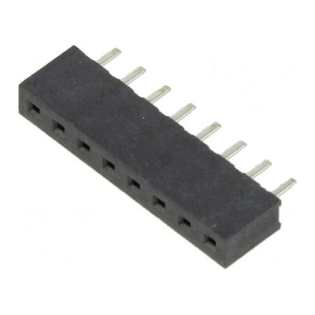 Soclu pini mamă 2mm 8 pini THT pentru PCB | Electronic-mag.ro | Componente Electronice