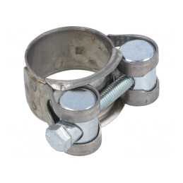 Colier Şurub Cromat 18mm 23-25mm AISI 430 | Electronic-mag.ro | Componente Electronice