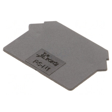Placă extremitate neagră poliamidă 1mm | Electronic-mag.ro | Componente Electronice
