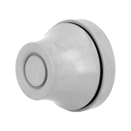 Manșon gri 29mm pentru panou 1-4mm din gumă | Electronic-mag.ro | Componente Electronice