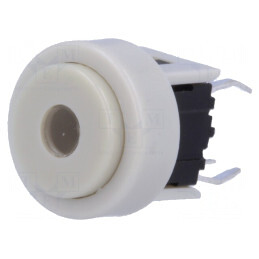 Comutator Tastatură Alb LED Verde 12V | Electronic-mag.ro | Componente Electronice