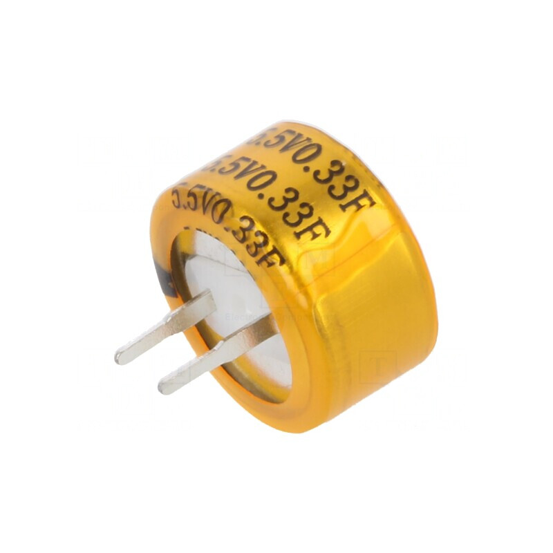 Supercondensator THT 330mF 5,5V 13,2x7mm | Electronic-mag.ro | Componente Electronice