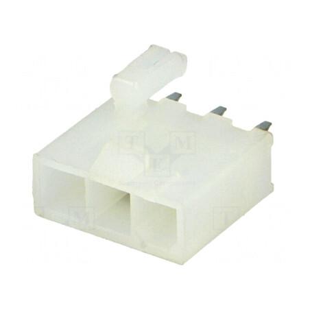 Soclu cablu-placă tată Mini-Fit Jr 4,2mm 3 pini THT drept | Electronic-mag.ro | Componente Electronice
