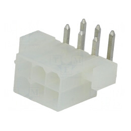 Soclu cablu-placă Mini-Fit Jr 4,2mm 6 pini THT | Electronic-mag.ro | Componente Electronice