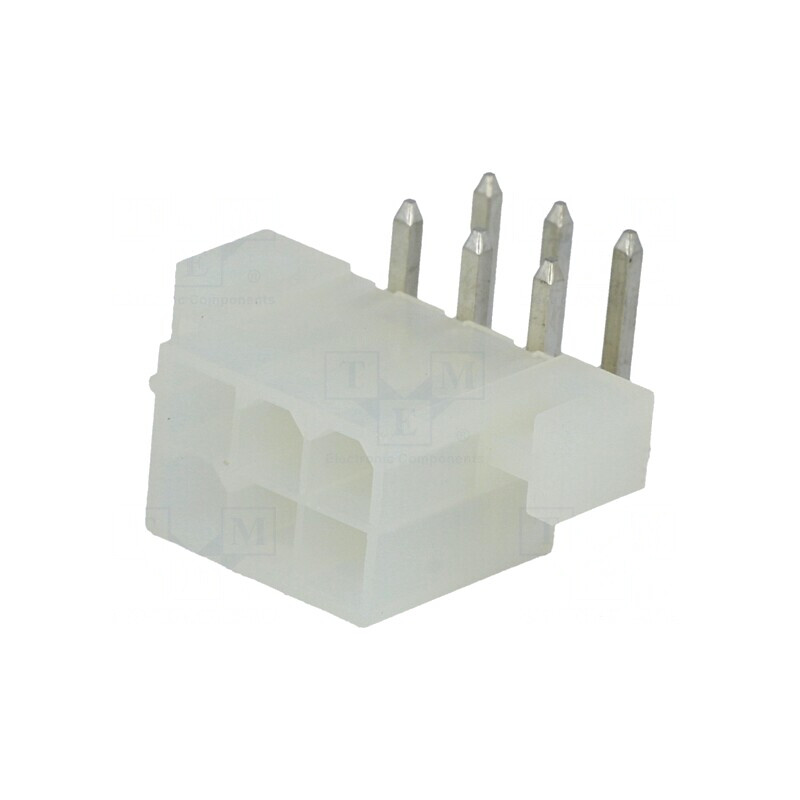 Soclu cablu-placă Mini-Fit Jr 4,2mm 6 pini THT | Electronic-mag.ro | Componente Electronice