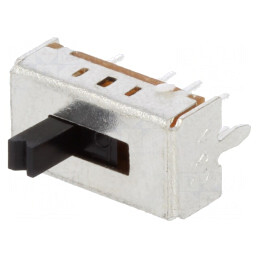 Comutator glisant triplu 0,1A 12V ON-ON-ON THT | Electronic-mag.ro | Componente Electronice