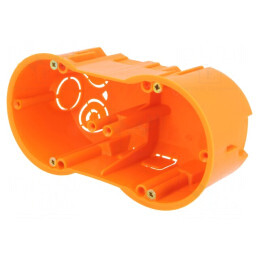 Carcasă doză electrică IP30 60x136x60mm în perete | Electronic-mag.ro | Componente Electronice