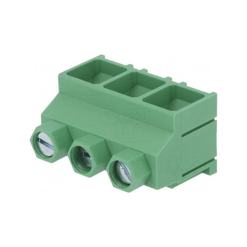 Regletă de conexiuni PCB 90° 9.52mm 3 piste 4mm2 | Electronic-mag.ro | Componente Electronice Regletă de conexiuni PCB 90° 9.52mm 3 piste 4mm2 | Electronic-mag.ro | Componente Electronice