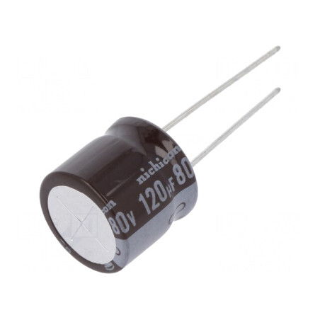 Condensator electrolitic THT 120uF 80V 16x15mm | Electronic-mag.ro | Componente Electronice