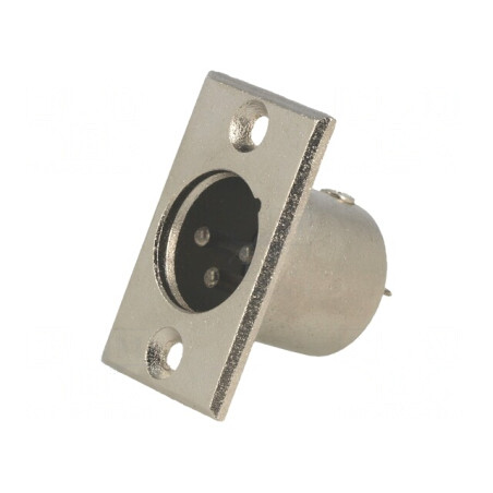 Soclu XLR 3-Pin pentru Lipire 3mm | Electronic-mag.ro | Componente Electronice