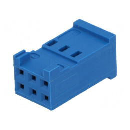 Conector Mamă HE14 2,54mm 6-Pin fără Contacte | Electronic-mag.ro | Componente Electronice