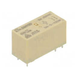 Releu Electromagnetic SPST-NO 12VDC 16A/250VAC THT | Electronic-mag.ro | Componente Electronice