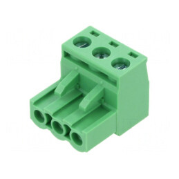 Regletă Conexiuni Deconectabilă 3 Piste 5,08mm Drept Mufă | Electronic-mag.ro | Componente Electronice