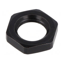 Piuliţă M10 Oţel Oxidat Neagră 15mm | Electronic-mag.ro | Componente Electronice