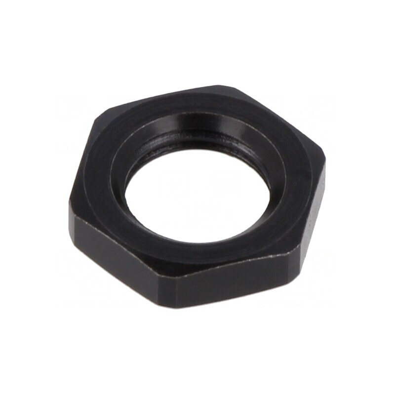 Piuliţă M10 Oţel Oxidat Neagră 15mm | Electronic-mag.ro | Componente Electronice
