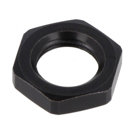 Piuliţă M10 Oţel Oxidat Neagră 15mm | Electronic-mag.ro | Componente Electronice