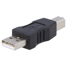Adaptor USB 2.0 A la B Negru | Electronic-mag.ro | Componente Electronice