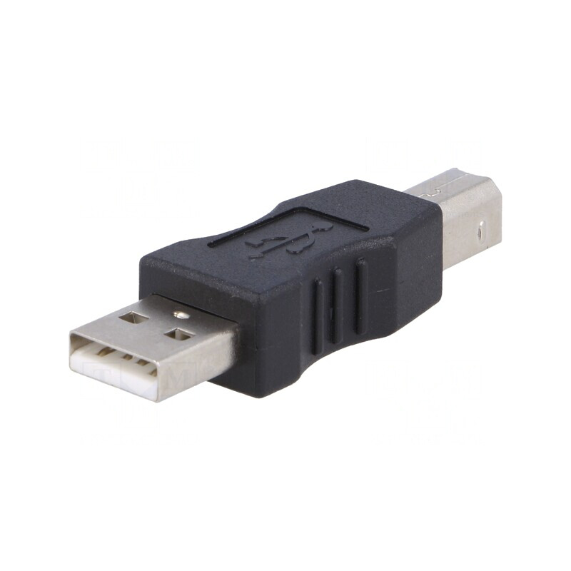 Adaptor USB 2.0 A la B Negru | Electronic-mag.ro | Componente Electronice Adaptor USB 2.0 A la B Negru | Electronic-mag.ro | Componente Electronice