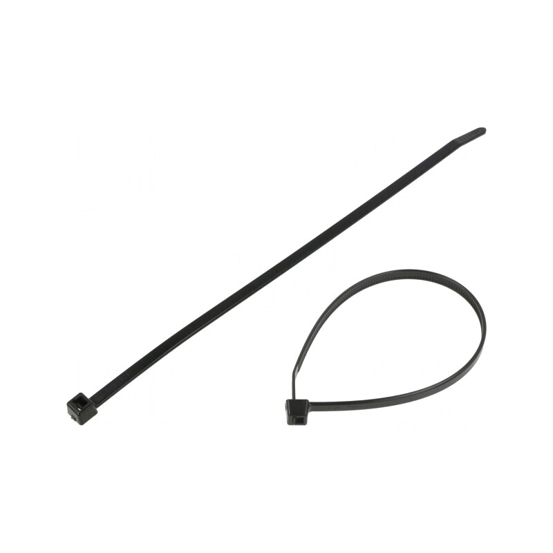 Colier de strângere negru 202mm x 4,6mm poliamidă 225N | Electronic-mag.ro | Componente Electronice Colier de strângere negru 202mm x 4,6mm poliamidă 225N | Electronic-mag.ro | Componente Electronice