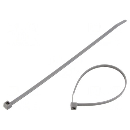 Colier de strângere poliamidă 200mm 4,6mm gri | Electronic-mag.ro | Componente Electronice