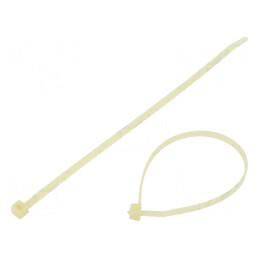 Colier de strângere poliamidă 200mm 4,6mm naturală | Electronic-mag.ro | Componente Electronice