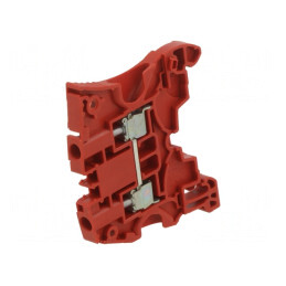 Conector Îmbinare Șine Roșu 0,2-4mm2 2 Borne | Electronic-mag.ro | Componente Electronice