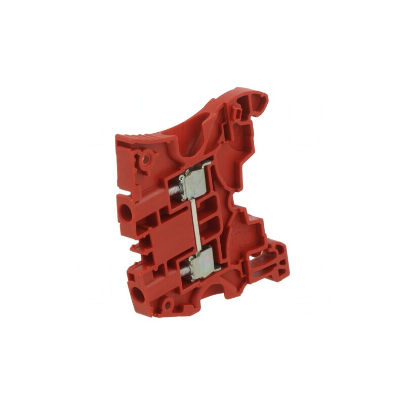 Conector Îmbinare Șine Roșu 0,2-4mm2 2 Borne | Electronic-mag.ro | Componente Electronice