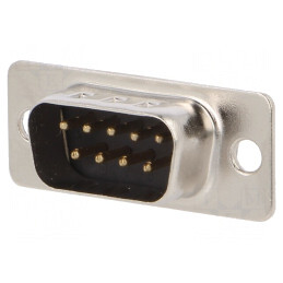 D-Sub 9-Pin Tată Lipire Placare Aur 3A | Electronic-mag.ro | Componente Electronice