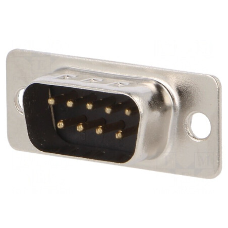 D-Sub 9-Pin Tată Lipire Placare Aur 3A | Electronic-mag.ro | Componente Electronice