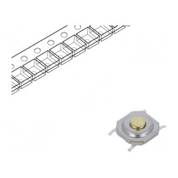 Microîntrerupător TACT SPST 0,05A 32V SMT | Electronic-mag.ro | Componente Electronice