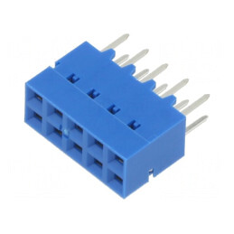 Soclu PCB-PCB mamă 10 pini 2,54mm THT aurit drept | Electronic-mag.ro | Componente Electronice