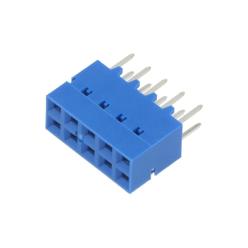 Soclu PCB-PCB mamă 10 pini 2,54mm THT aurit drept | Electronic-mag.ro | Componente Electronice