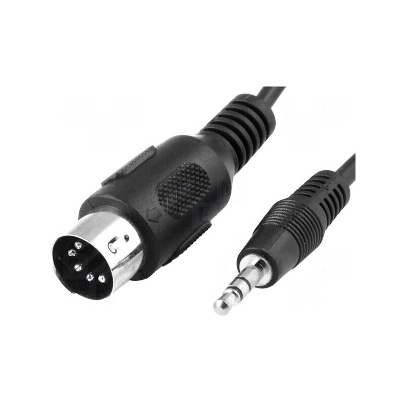 Cablu Audio DIN 5pin la Jack 3,5mm 1,2m Negru | Electronic-mag.ro | Componente Electronice Cablu Audio DIN 5pin la Jack 3,5mm 1,2m Negru | Electronic-mag.ro | Componente Electronice
